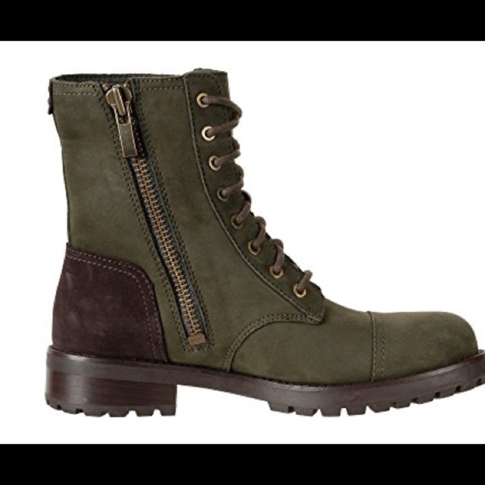 UGG♥️NEW♥️Boots green & brown size 10 - Picture 6 of 8